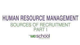 Hire the right person Sources of Recruitment [upl. by Jolyn]