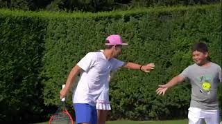 Maccabi USA Diego Schwartzman Tennis Clinic Highlights [upl. by Ydnis629]