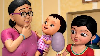 தாத்தா பாட்டி வந்தாச்சு  Tamil Rhymes amp Kids Cartoon Stories  Infobells [upl. by Barncard373]