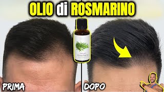 OLIO di ROSMARINO👉🏻il Nuovo METODO per far CRESCERE i CAPELLI e BLOCCARE la CADUTA [upl. by Nwahc]