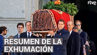 RESUMEN DE LA EXHUMACIÓN DE FRANCO [upl. by Anela968]