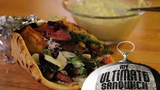 Ultimate Beef and Sausage Souvlaki Sandwich with Michael Psilakis [upl. by Verbenia]