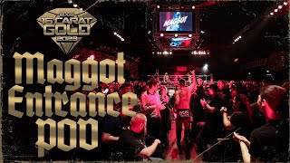 First Time Ever POV  Maggot Entrance bei wXw 16 Carat Gold 2023 [upl. by Lynnelle]