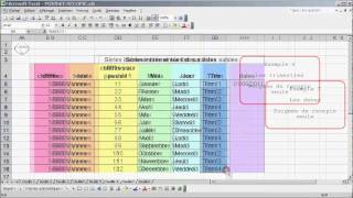 Excel  Poignée de recopie  Dupliquer  Incrémenter  PROJITECH Tuto [upl. by Chiquia]