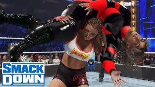 WWE 2K24 SMACKDOWN NIA JAX VS RONDA ROUSEY [upl. by Alyal395]