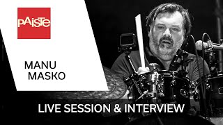 LIVE SESSION amp INTERVIEW 🥁🎙🇫🇷 Manu Masko Paiste au festival Jazz sous les étoiles à Bouc Bel Air [upl. by Eldon]