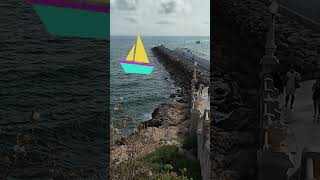 Short  A walk in Sitges 2024  Catalunya XX 4K  Gadabout039 Osmo Action 4 [upl. by Ayisan]