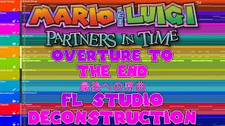 Mario amp Luigi Partners In Time  Overture to the End  FL Studio Deconstruction [upl. by Yemrots]