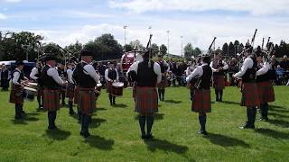 Thiepval Memorial Pipe Band  Mid Ulster Championships 2017  MSR [upl. by Verina659]