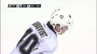 Sundqvists first NHL goal  Penguins  Islanders [upl. by Ayekam]