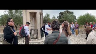 European ReligiousMarian Pilgrimage  Day 2  Fatima Portugal Via Sacra The Way of the Cross [upl. by Kurtis]