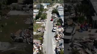 Anna Maria Island Hurricane Damage Aerial View [upl. by Acinna]