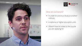 Exemptions explained  Swinburne Online [upl. by Adam]