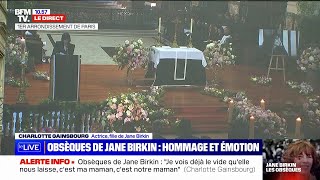 quotJe me retrouve orphelinequot lhommage de Charlotte Gainsbourg à sa défunte mère Jane Birkin [upl. by Annail195]