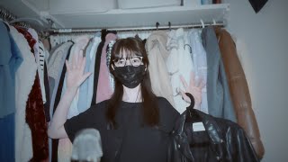 ASMR 革ジャケットを着てくねくね💃  服の音  革ジャケット、ダウンジャケット、ボアジャケット  Clothing Sounds  Leather Jacket [upl. by Bamford]