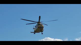 Dorset and Somerset Air Ambulance HLE10 GDSAA Taking off At Derriford 091024 [upl. by Eissirk790]