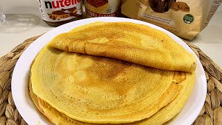 KREPA ne vetem 10 Min 🤤Receta origjinaleSi ti pergatisni vet ne shtepi 😱How to make Crepe at home🥰 [upl. by Nena]