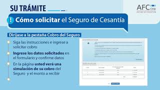 Cómo tramitar su Seguro de Cesantía en la web [upl. by Erasme]