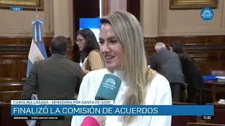 NOTA A SDORA CAROLINA LOSADA  COMISIÓN DE ACUERDOS 270624 [upl. by Atelra]