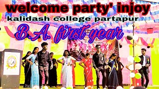 welcome party injoy partapur college 🎒 [upl. by Bullis167]