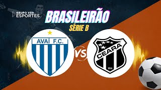 AVAÍ X CEARÁ  AO VIVO [upl. by Llyrad825]