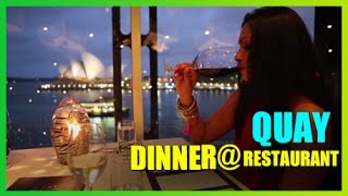 AustraliaDiaries  Dinner at Quay Restaurant with Maria Goretti [upl. by Lenno741]