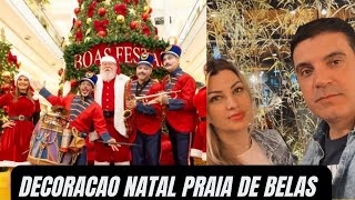 DECORAÇÃO DE NATAL DO PRAIA DE BELAS SHOPPING [upl. by Shayla]