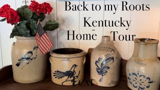 Breathtaking Kentucky Summer Home TourBack to my RootsColonial AntiquesPrims [upl. by Dlorag]