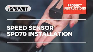 SPD70｜Speed Sensor InstallationCN [upl. by Belvia]