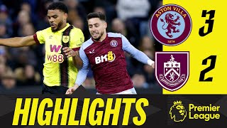 Late Penalty Denies Clarets HardFought Point  HIGHLIGHTS  Aston Villa 32 Burnley [upl. by Etteuqram]