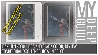 Rakuten Kobo Color EReaders Libra and Clara Color Kaleido 3 Reader Devices Review [upl. by Zinah]