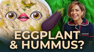 How to make Roasted Eggplant amp Hummus  Cooking With Vick [upl. by Draw]