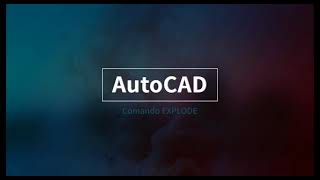 ¿Cómo descomponer una figura en AutoCAD [upl. by Ttekcirc]