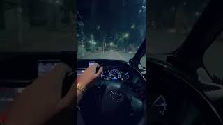 Winter night drive  Toyota Esquire Hybrid  POV Drive [upl. by Idissac]