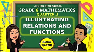 ILLUSTRATING RELATIONS AND FUNCTIONS  GRADE 8 MATHEMATICS Q2 [upl. by Suitangi873]