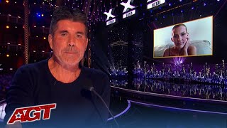 Simon Cowell Breaks Down in TEARS as Nightbirde Returns to Americas Got Talent Live Result Show [upl. by Annavoeg974]