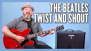 The Beatles Twist and Shout Guitar Lesson  Tutorial [upl. by Asher]