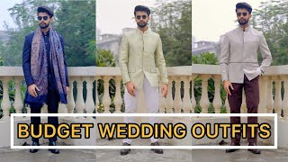 WEDDING OUTFIT IDEAS IN BUDGET 2021  INDIAN MENS WEDDING OUTFIT IDEAS [upl. by Hajin986]