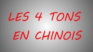 Les 4 tons de la langue chinoise [upl. by Onibla669]