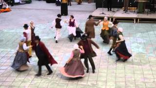 Belgian folk dance De Loere [upl. by Aicirtap]