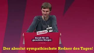 Der absolut sypathischste Redner beim Parteitag Die LINKE [upl. by Aifos42]