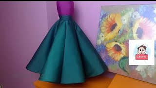 how to make frock new frock ki leyars frock design 😱 frock me gher kaise laye [upl. by Aivata549]