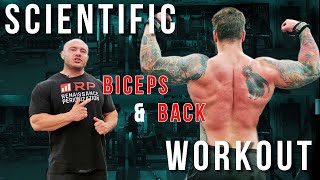 Scientific Workout for Building Huge Back and Biceps [upl. by Stoffel]