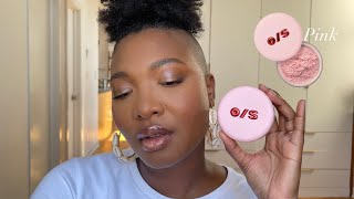 ONESIZE ULTIMATE BLURRING SETTING POWDER  ULTRA PINK  FIRST IMPRESSIONS [upl. by Koerlin970]