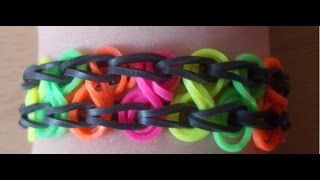 Loom Bands Anleitung deutsch  Schleifen Armband  Rubber Bandz Bracelet Tutorial [upl. by Linell]