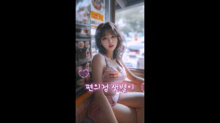 AI VIDEO 편의점 샛별이에게 고백하는 날 ♡ GThe day I confess to Saetbyul at the convenience store ♡ ai aigirl [upl. by Eliathas]