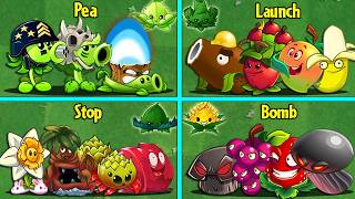 PVZ 2  Random 15 Team Plants LEVEL 1 Battlez  Which Plant Team Will Win [upl. by Toland]