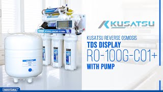 KUSATSU REVERSE OSMOSIS RO100GC01 ADA TDS DISPLAYNYA [upl. by Tiny357]