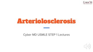 Arteriolosclerosis [upl. by Holms]