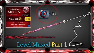 8 Ball Pool  Crimson Moon😍 Level Max Part 1  New Table amp Amazing Ring V Rising  Huzefa 8BP [upl. by Aihsemaj]